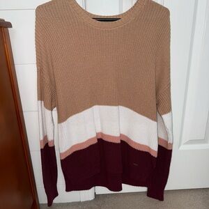 Hollister Colorblock Knit Sweater